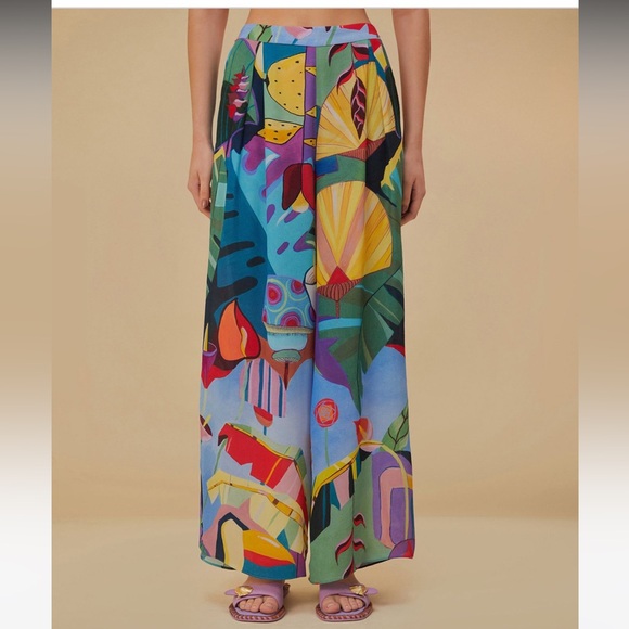 Farm Rio tropical scenario pants - Picture 2 of 7